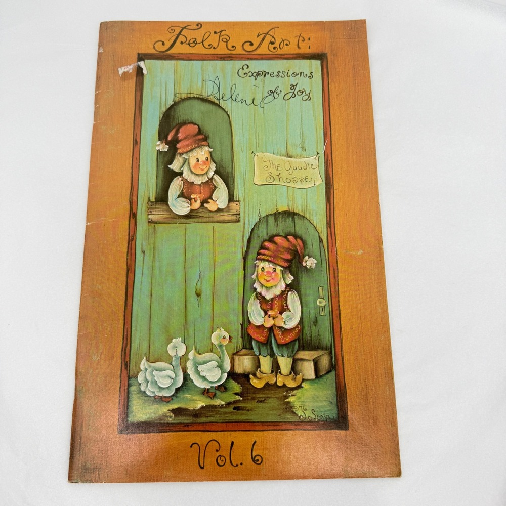Jo Sonja Folk Art Expressions of Joy Vol 6 Painting Patterns Book VTG